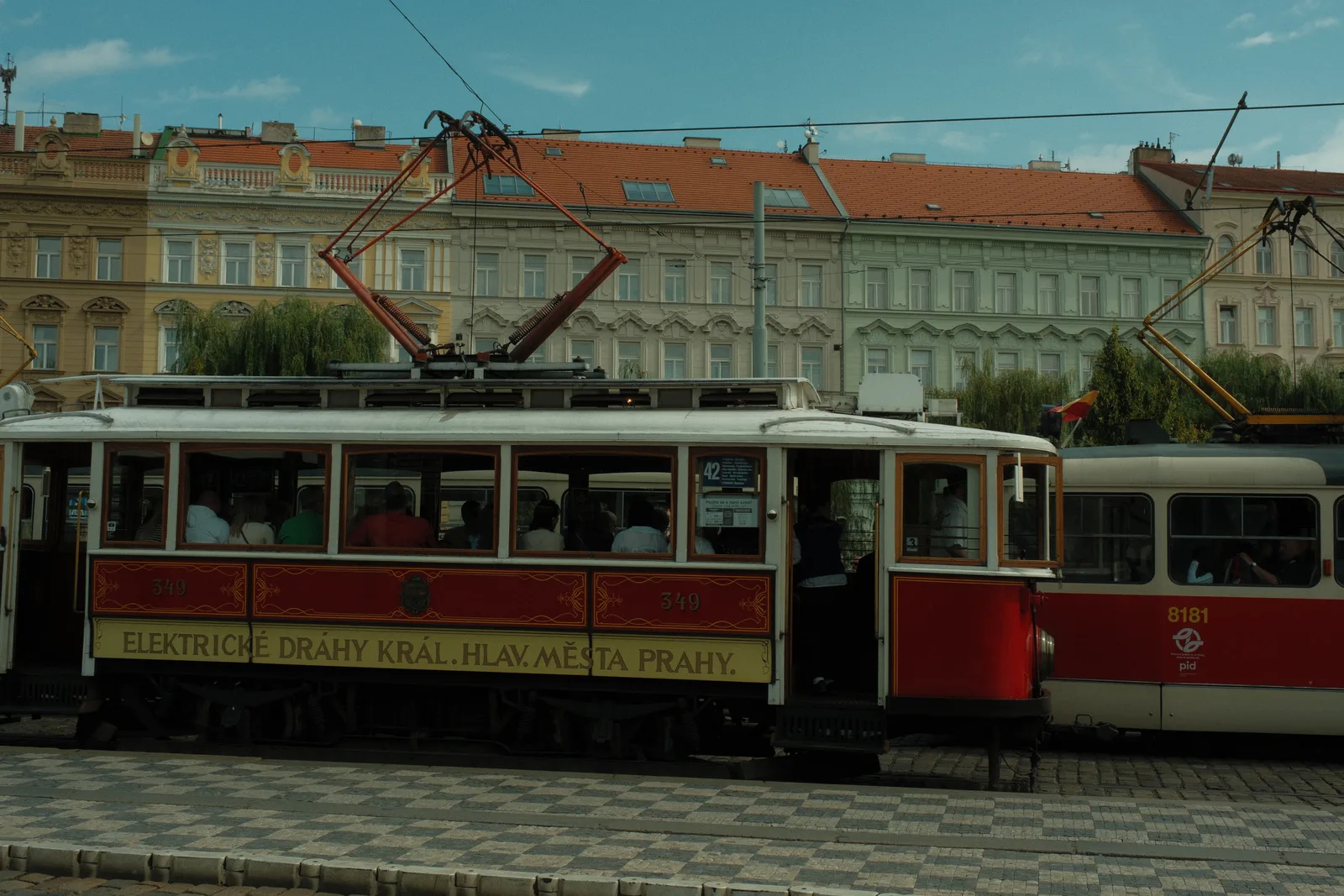 Historische Bahn: Electrické dráhy král. hlav. města Prahy